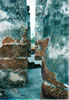 The pillars starting to show their bones. part of  the main temple of Sukhothai.